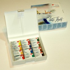 SULU (TAŞ) BOYA  PLASTİK KUTU 1.KALİTE "ST.PETERSBURG" 12 'Lİ SET